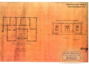 Lavori di papà a Taormina anni 40 con progetto del pittore Giacchery "ARCHIVIO STORICO DI TAORMINA" .Zoom