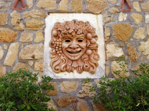Maschera in Terracotta